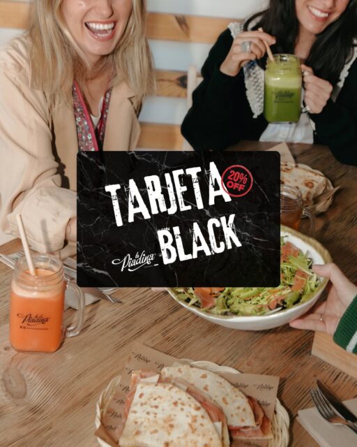 La Tarjeta Black 🖤 vuelve a La Piadina más fuerte que nunca: por un pedido superior a 20 euros tendrás un 20% de descuento 😋

No dejéis pasar esta oferta y venid a comer a vuestro restaurante favorito 👀✨