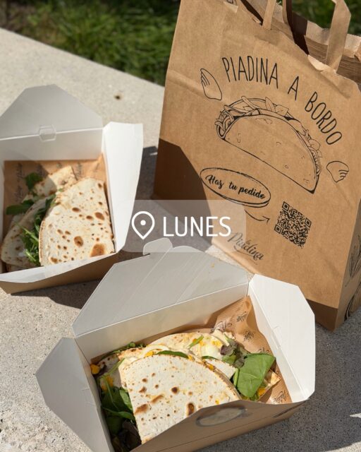 Cualquier día es bueno para pedir Piadina a bordo 😎🌮✈️ 

👉🏻 Delivery a través de @justeat_es o @ubereats_es