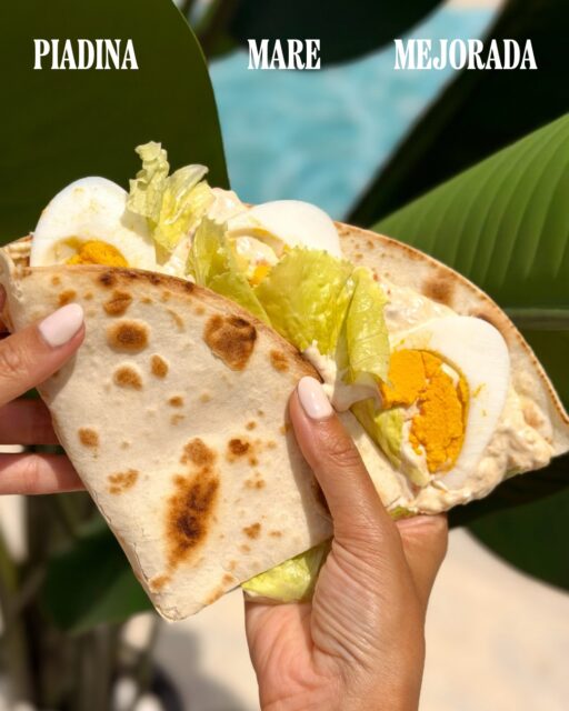 💥 NOVITÀ Piadina💥 

Para los fans de nuestra Piadina Mare… Ahora tenéis la Piadina Mare MEJORADA 😉 

👉🏻 Misto mare de atún, salmón ahumado, gambas, huevo, cebolla, mayonesa y lechuga romana 

Mejor impossibile 🤌🏻

Nos pillaron en LA MASA y ya no podemos PARAR 🇮🇹