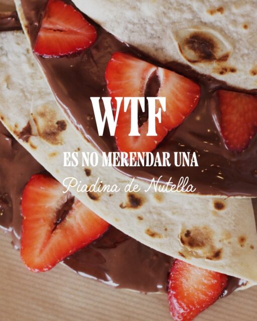 "Dolce far niente" pero con Piadina de Nutella 🤎

¿Quién se viene a merendar? 😋